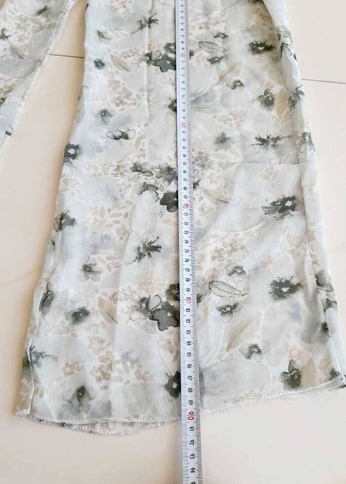 Bikini Üstü Şifon Pantolon - Görsel 5