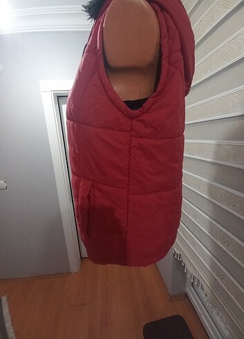 m Beden kırmızı Renk ŞIK VE KALİTELİ Yelek mont