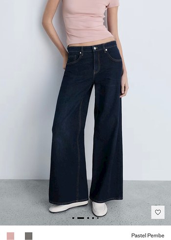 Mango Kadın Pastel Pembe Denim Tişört