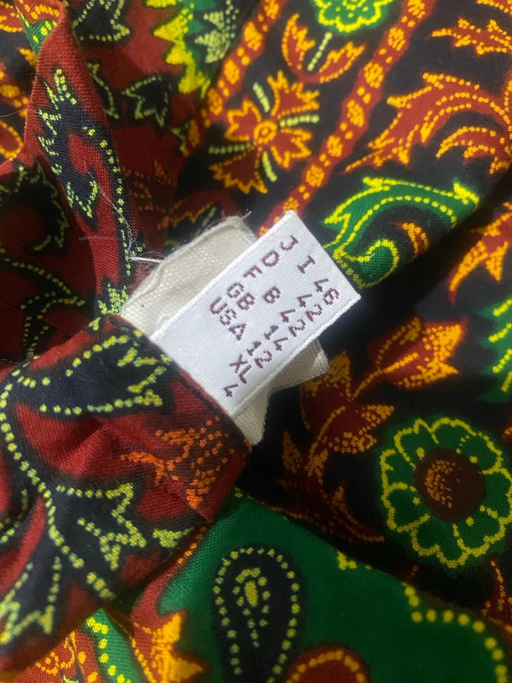 Etnik desenli oversize gömlek - Görsel 4