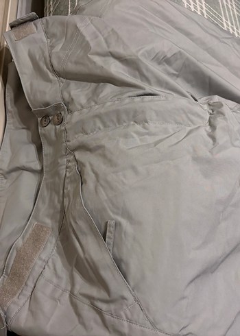 Kadın Gri Kayak Pantolonu Fermuarlı Rahat kesim - Görsel 4