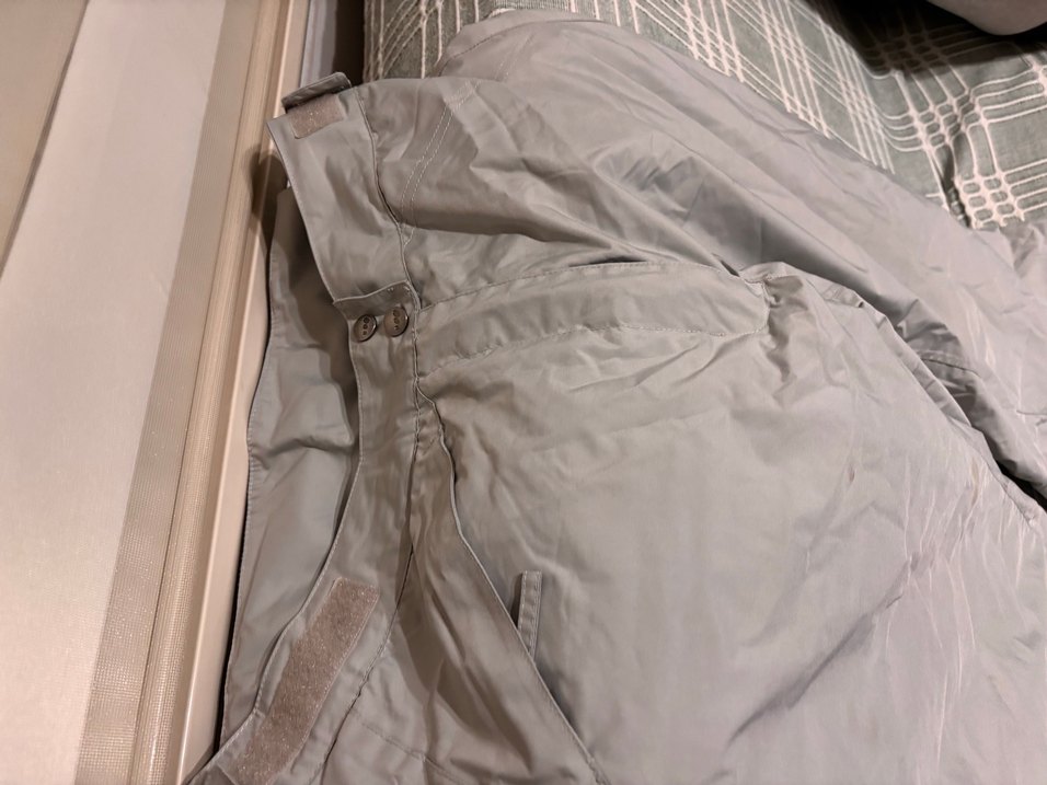 Kadın Gri Kayak Pantolonu Fermuarlı Rahat kesim - Görsel 3