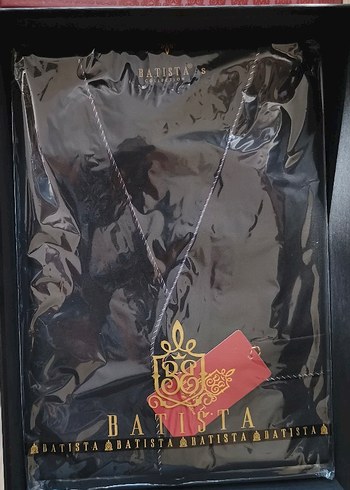 Bordo Baskılı Erkek Mendil - Batista Collection - Görsel 2