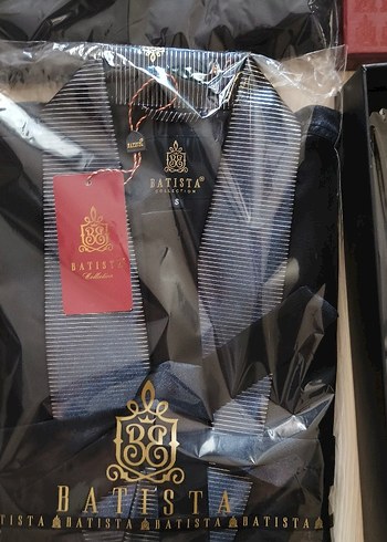 Bordo Baskılı Erkek Mendil - Batista Collection - Görsel 3