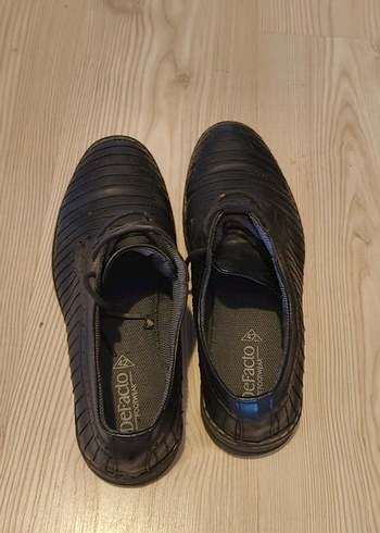 Erkek Siyah Pileli Klasik Ayakkabı - Görsel 4