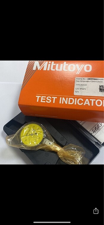 Mitutoyo Salgı Komparatörü 0.01mm