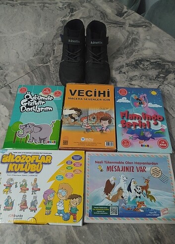 5 adet 10 lu kitap seti ve bot
