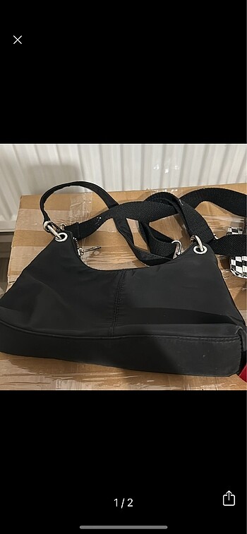 Pull&Bear Siyah Omuz Askılı Siyah Çanta