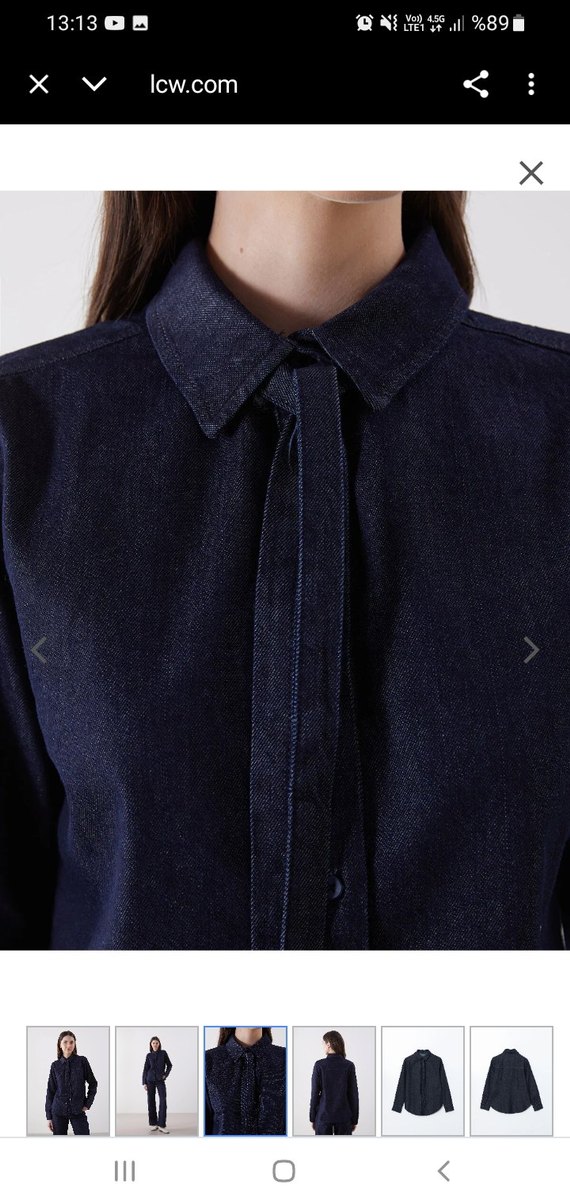 jean gömlek - Görsel 2