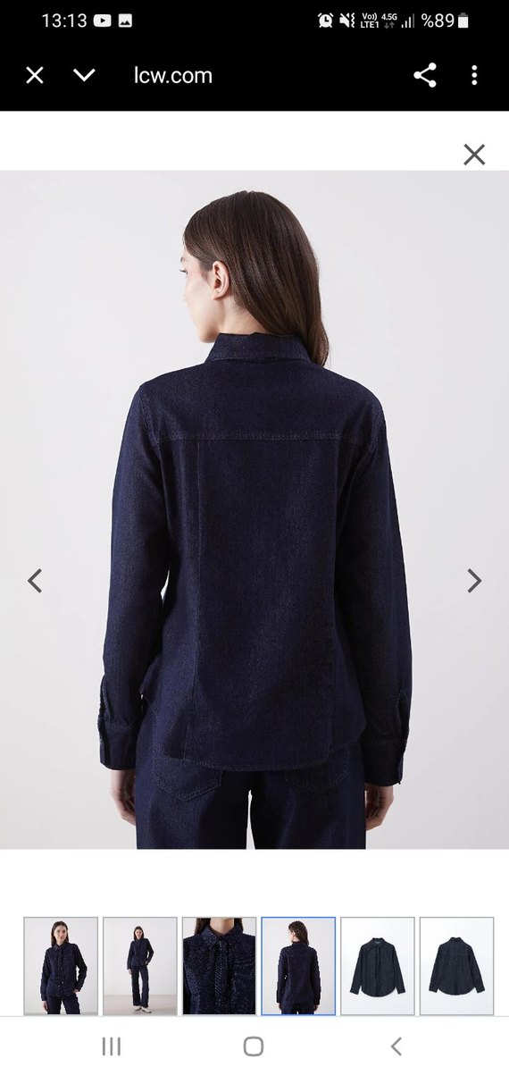 jean gömlek - Görsel 3