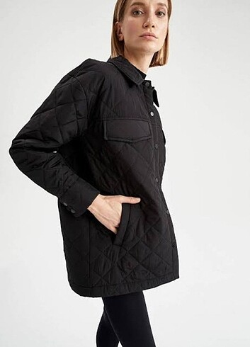 Siyah mont - Görsel 4