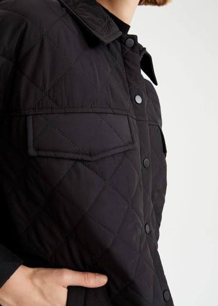 Siyah mont - Görsel 3