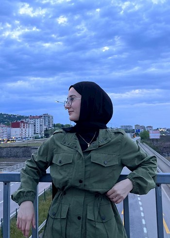 m Beden haki Renk haki kadın yağmurluk