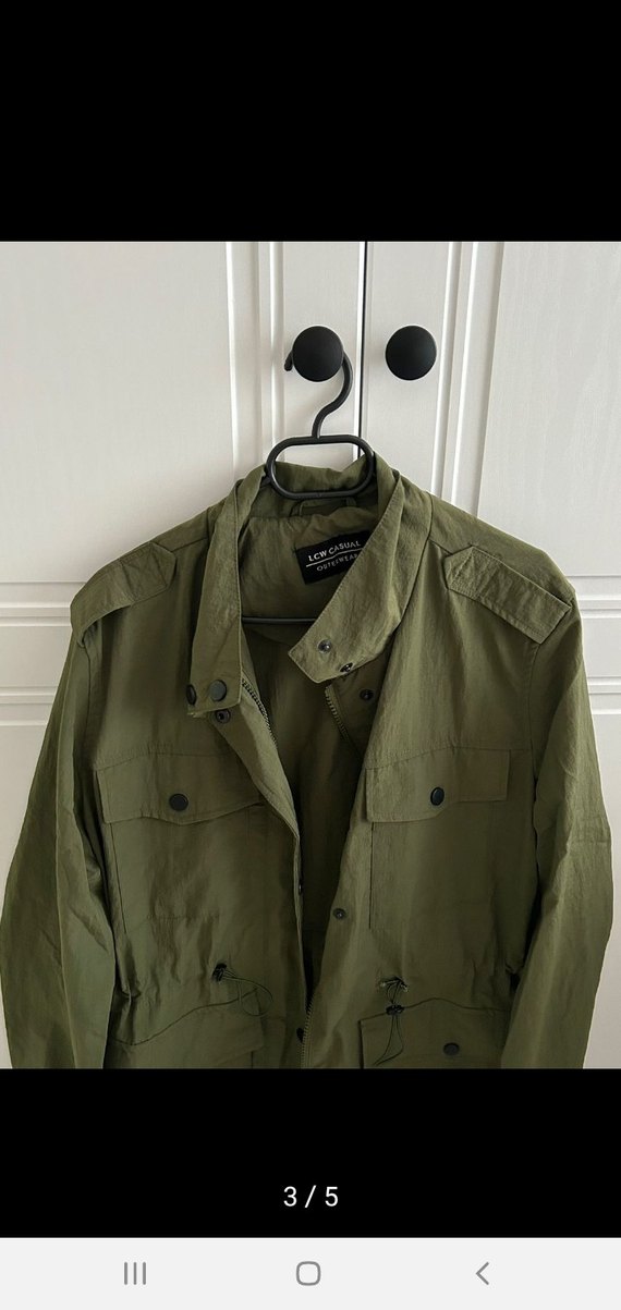 haki kadın yağmurluk - Görsel 2