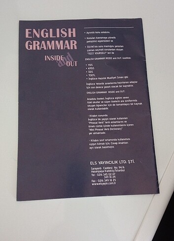  English grammar kitap
