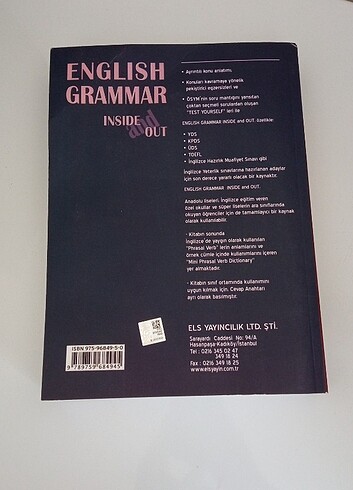  Beden Renk English grammar kitap
