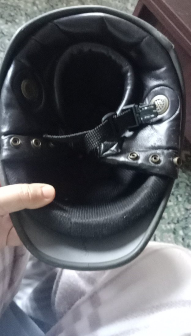 Renkli  kırmızı Borelli Biker Kask - Görsel 5