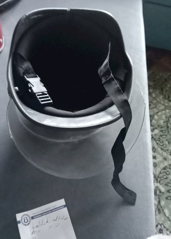 Siya Motosiklet Kaskı Şeffaf Vizörlü - Görsel 4