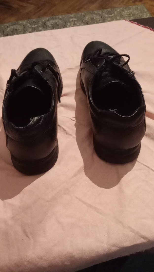 siyah bot tarzı Erkek Bağcıklı yanden fermuarlı ayakkabı - Görsel 5