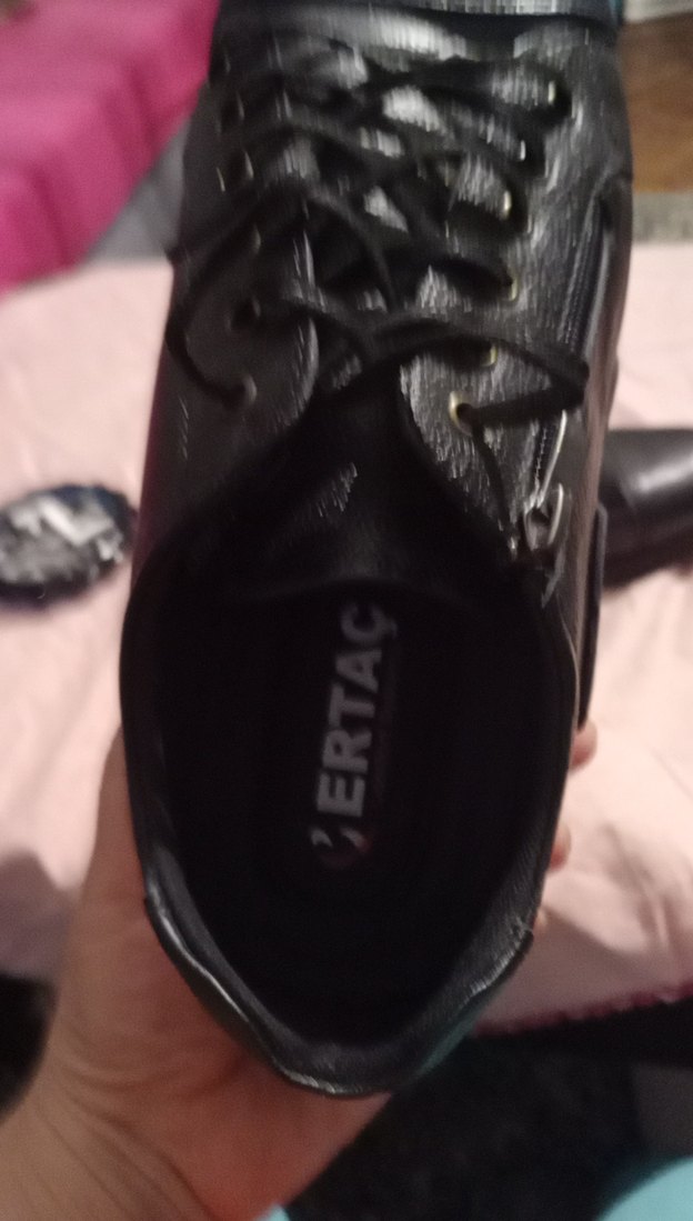 siyah bot tarzı Erkek Bağcıklı yanden fermuarlı ayakkabı - Görsel 3