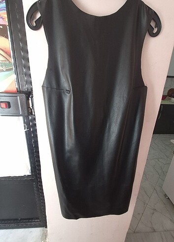 Diğer Deri mini elbise