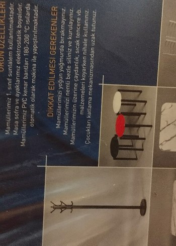 Beden gri Renk Bej ve Gri Mermer Desenli Masa