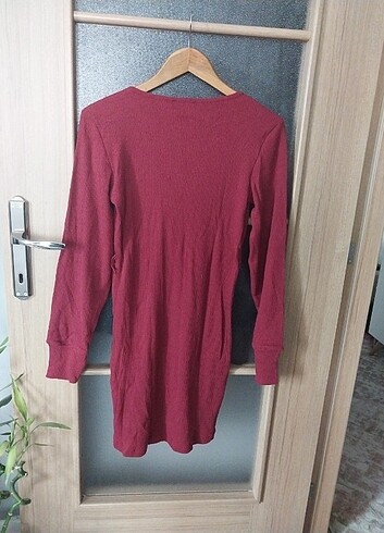 36 Beden bordo Renk V yaka