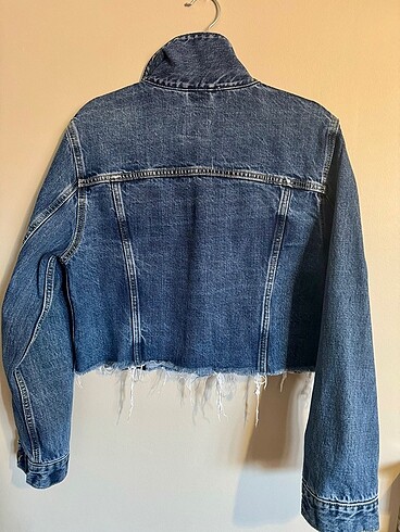 Zara Zara Crop Denim Ceket