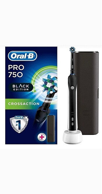 Oral-B Oral-B Pro 750 Black Edition Şarjlı Diş Fırçası