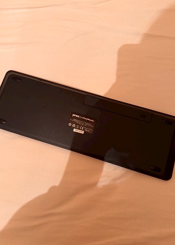 Siyah Kablosuz Klavye Touchpad'li - Görsel 3