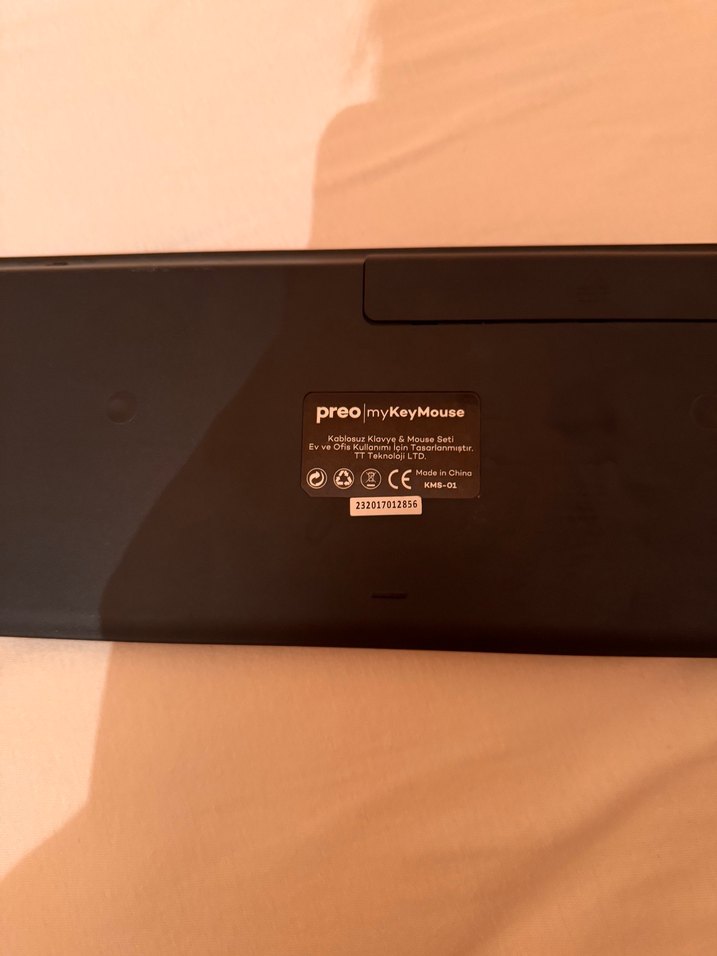 Siyah Kablosuz Klavye Touchpad'li - Görsel 2