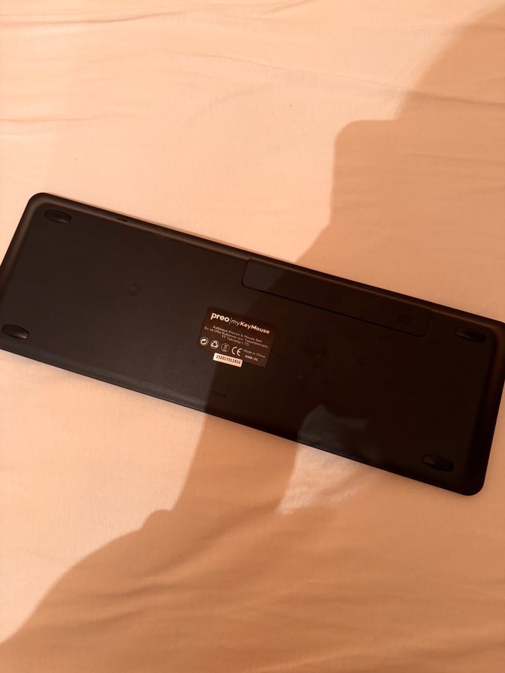 Siyah Kablosuz Klavye Touchpad'li - Görsel 3