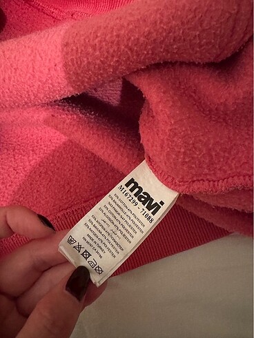s Beden Mavi jeans pembe sweat