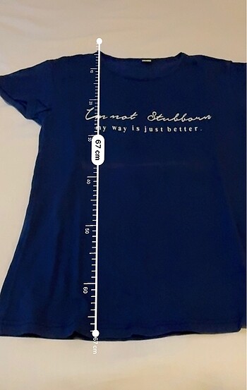 l Beden lacivert Renk Tshirt