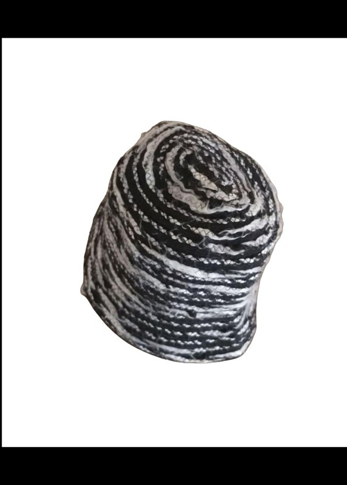 örgü dokumalı kışlık şapka - Görsel 3