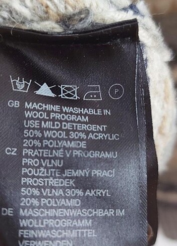 H&M yünlü hırka - Görsel 5