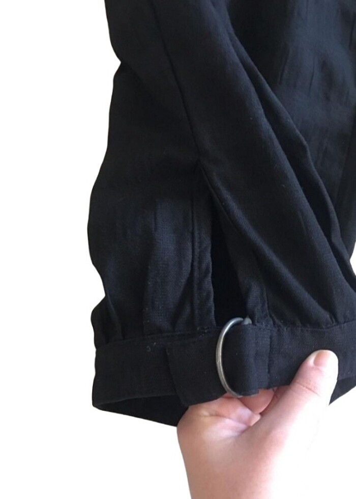 Vila Olive Capri pantolon - Görsel 3