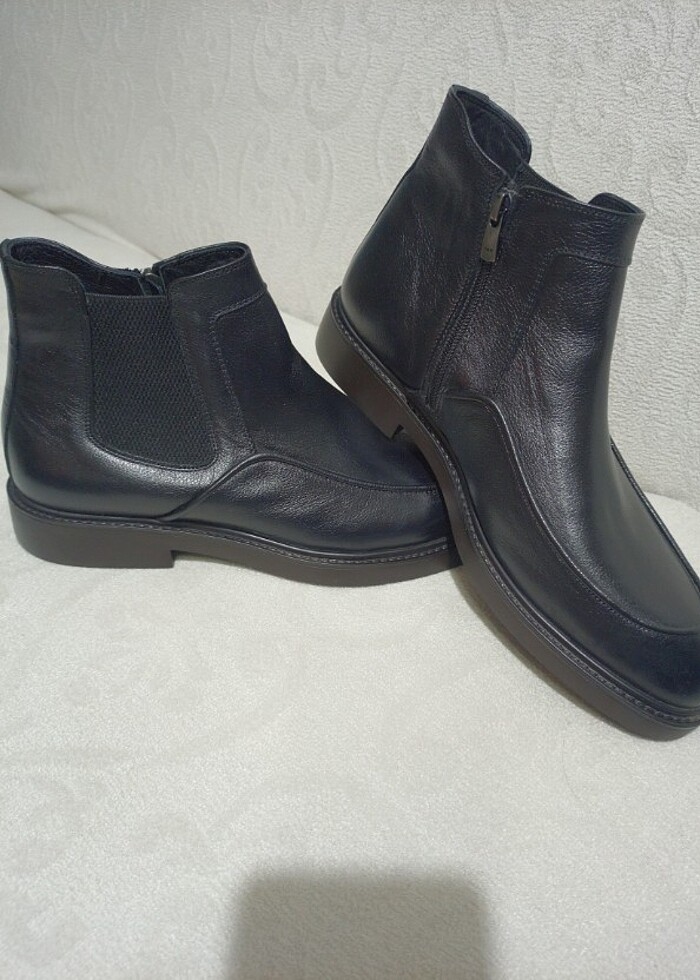 Deri Kışlık Bot - Görsel 2