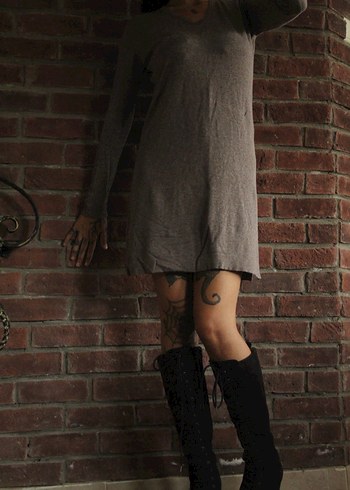 Mango Triko Elbise/Tunik