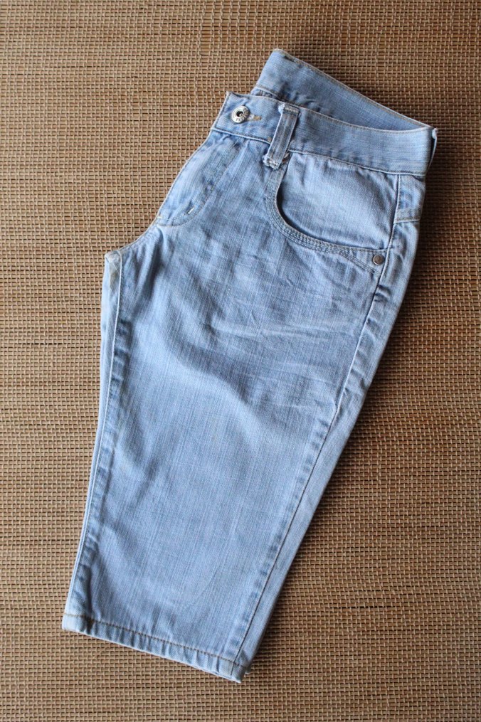 Denim bermuda - Görsel 4