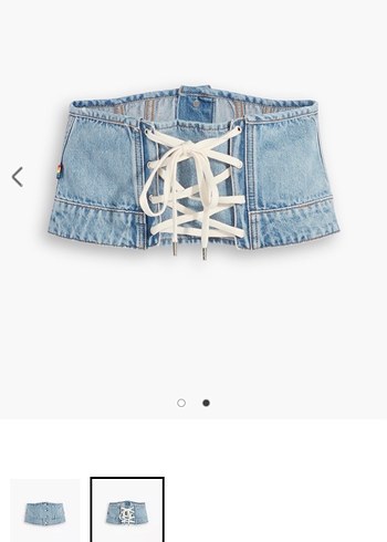 LEVI'S® PRIDE DENIM CORSET - Görsel 5