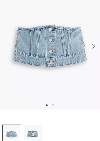LEVI'S® PRIDE DENIM CORSET - Görsel 4