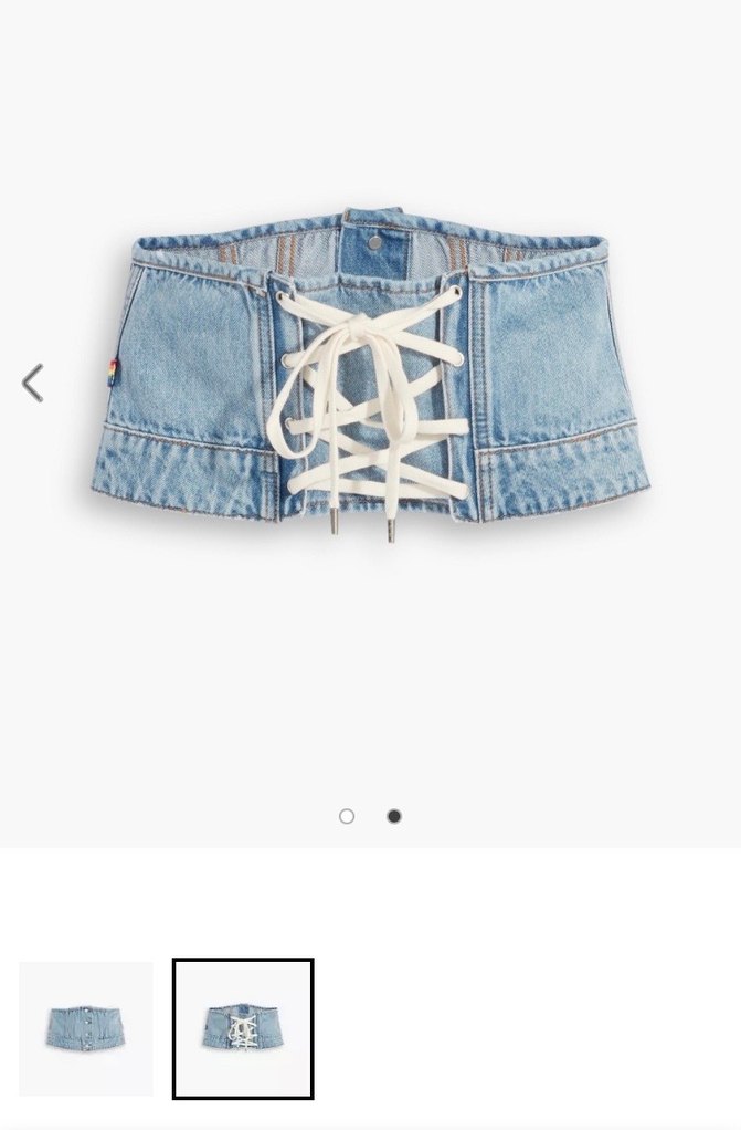 LEVI'S® PRIDE DENIM CORSET - Görsel 5