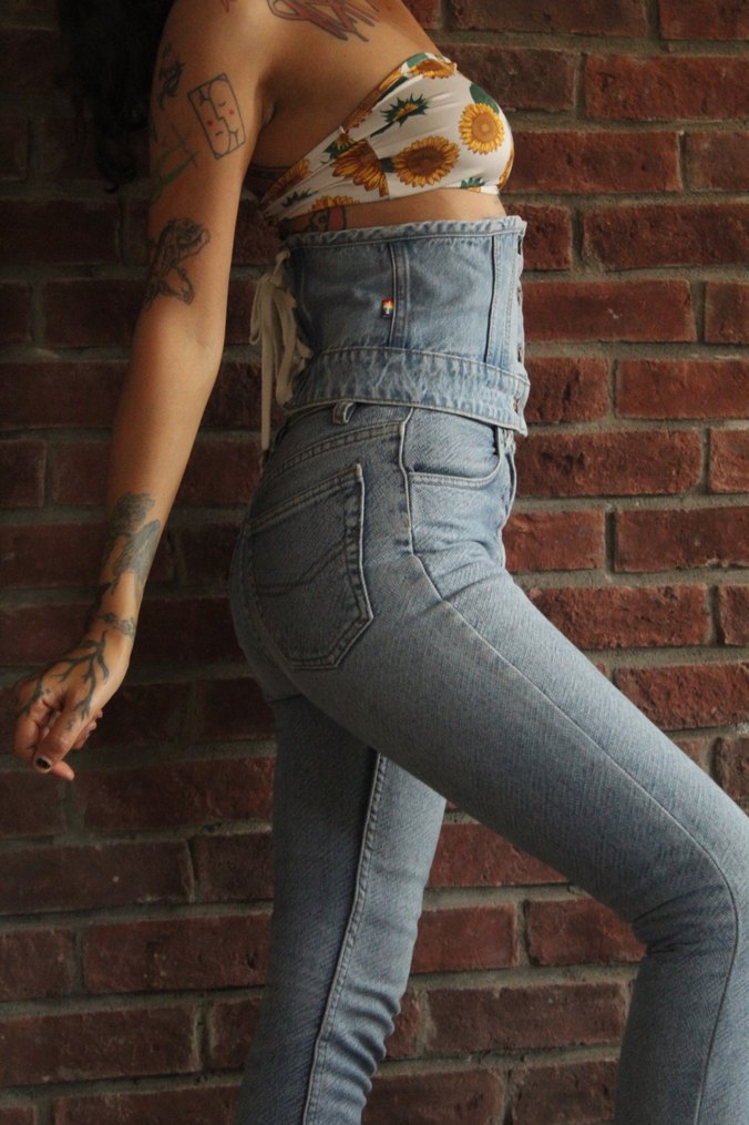 LEVI'S® PRIDE DENIM CORSET - Görsel 3