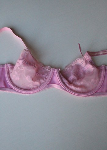 Pembe dantelli sütyen - Görsel 5