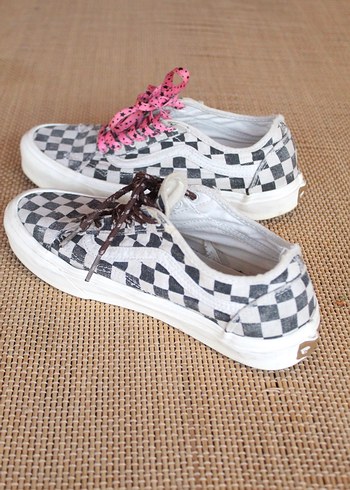 Vans Old Skool Ekose/Dama Desenli