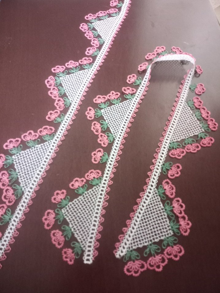 iğne oyası havlu kenarı - Görsel 5