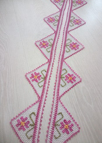 file işi iğne oyası havlu kenarı - Görsel 4