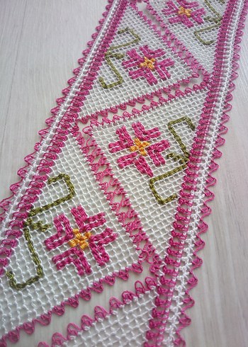 file işi iğne oyası havlu kenarı - Görsel 2