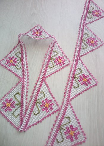 file işi iğne oyası havlu kenarı - Görsel 6